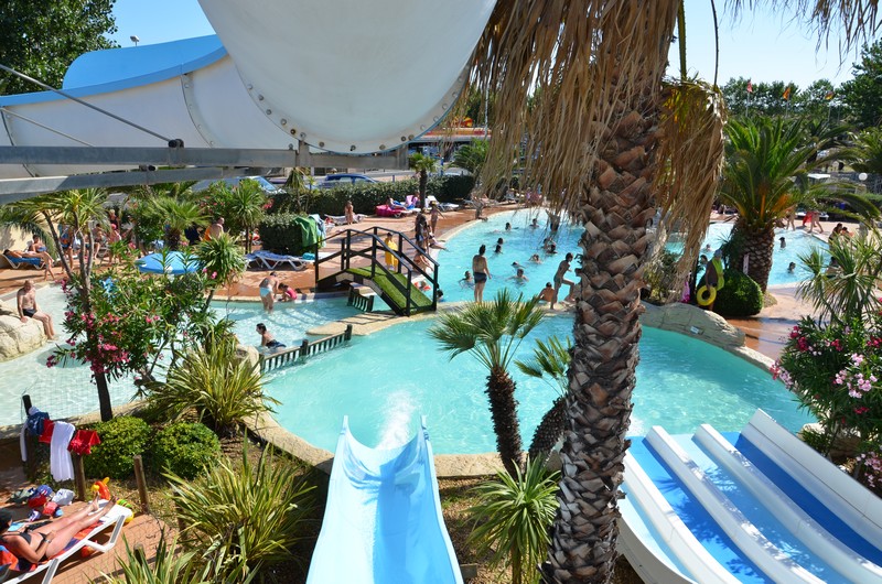 piscine camping Valras-plage