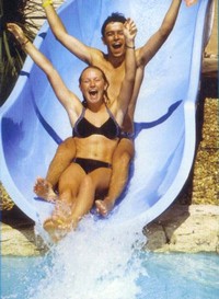 toboggan slide &agrave; Valras plage au camping Le M&eacute;diterran&eacute;e