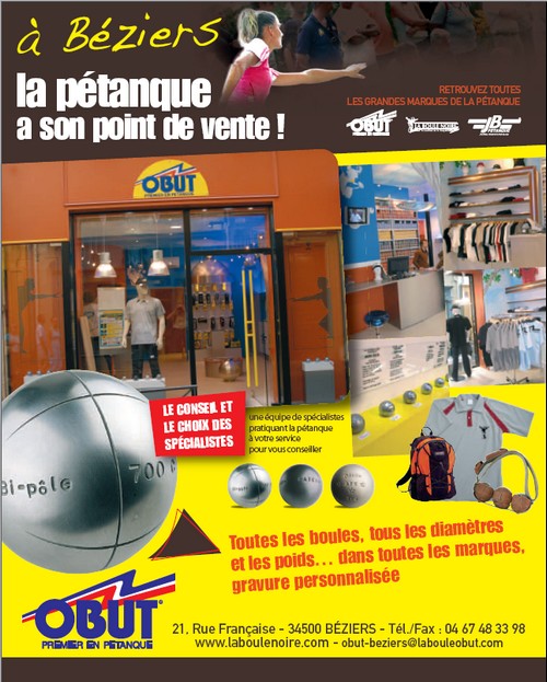 Obut pétanque à Béziers
