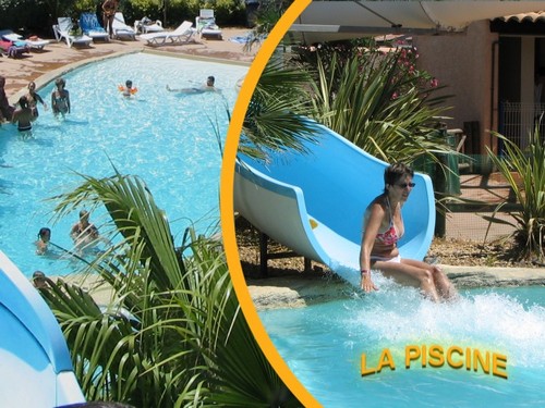 La piscine du mediterran&eacute;e camping de Valras plage